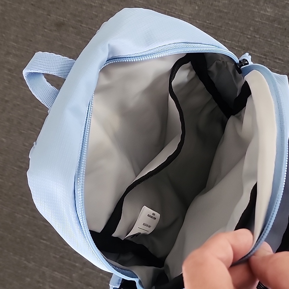 ADIDAS Utility Sling Bag Crossbody Purse Ash Blue Travel Athleisure Belt Street - Picture 10 of 12